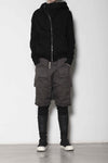 Drkshdw by Rick Owens(梭织卫衣-山地带帽衫) DU17S5286 F 09 BLACK UNI